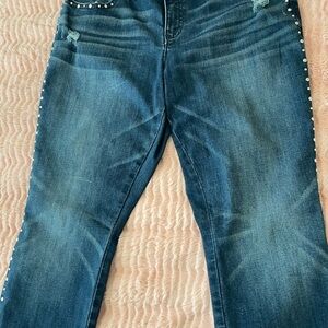 INC International Concepts Dark Blue Skinny Jeans